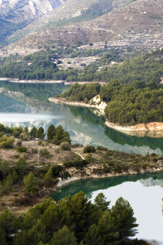 Screenshot №1 pro téma River in Mountain 320x480