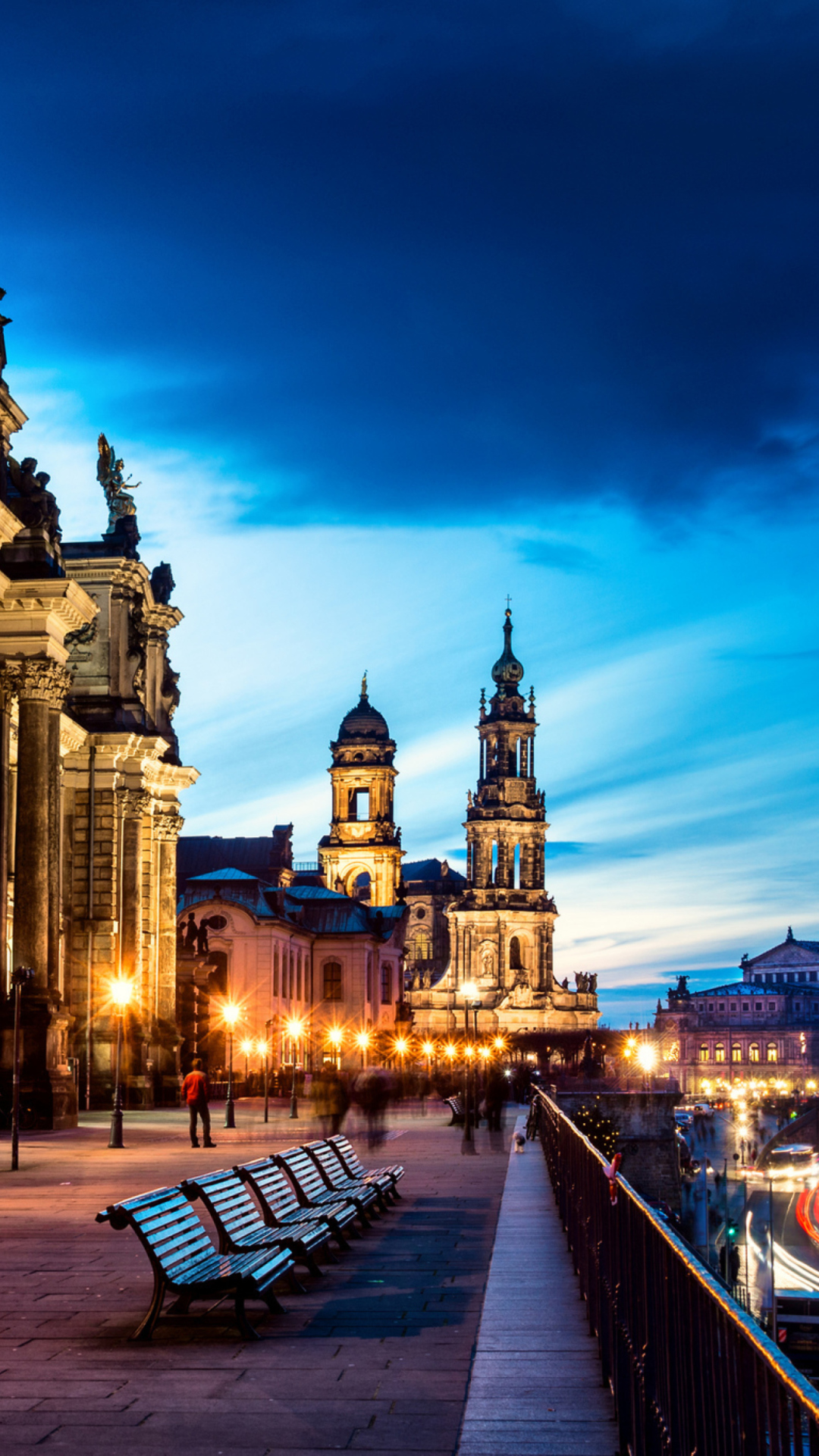 Обои Altstadt, Dresden, Germany 1080x1920