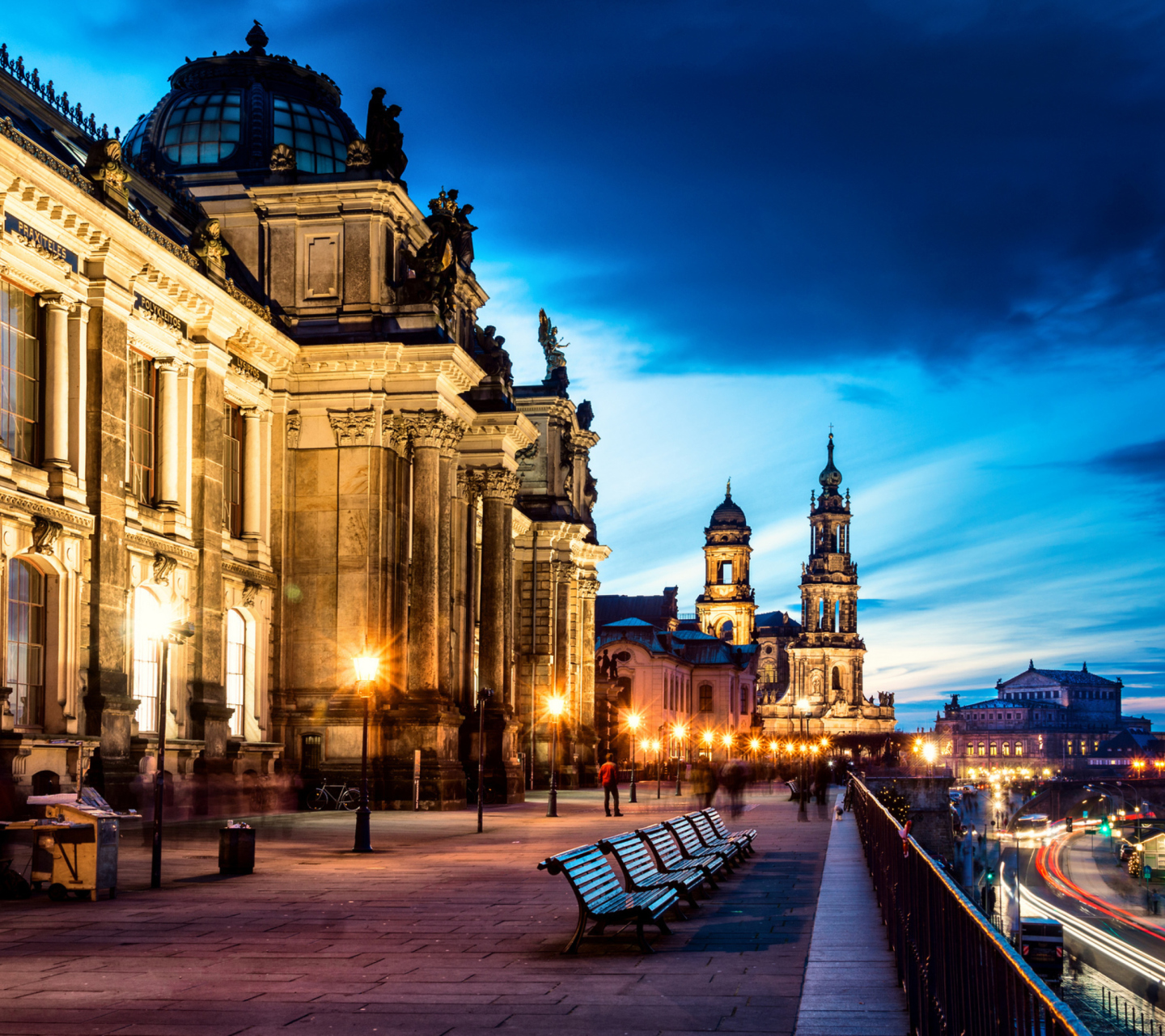 Fondo de pantalla Altstadt, Dresden, Germany 1440x1280