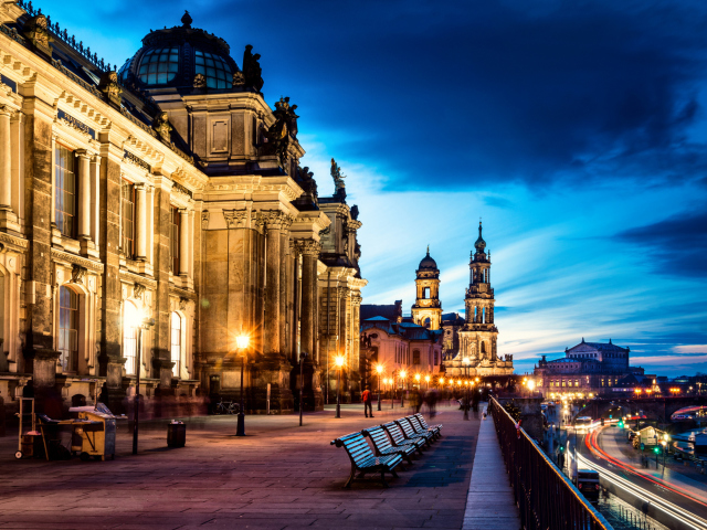 Das Altstadt, Dresden, Germany Wallpaper 640x480