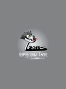 Das Happy 2013 Snake Year Wallpaper 132x176