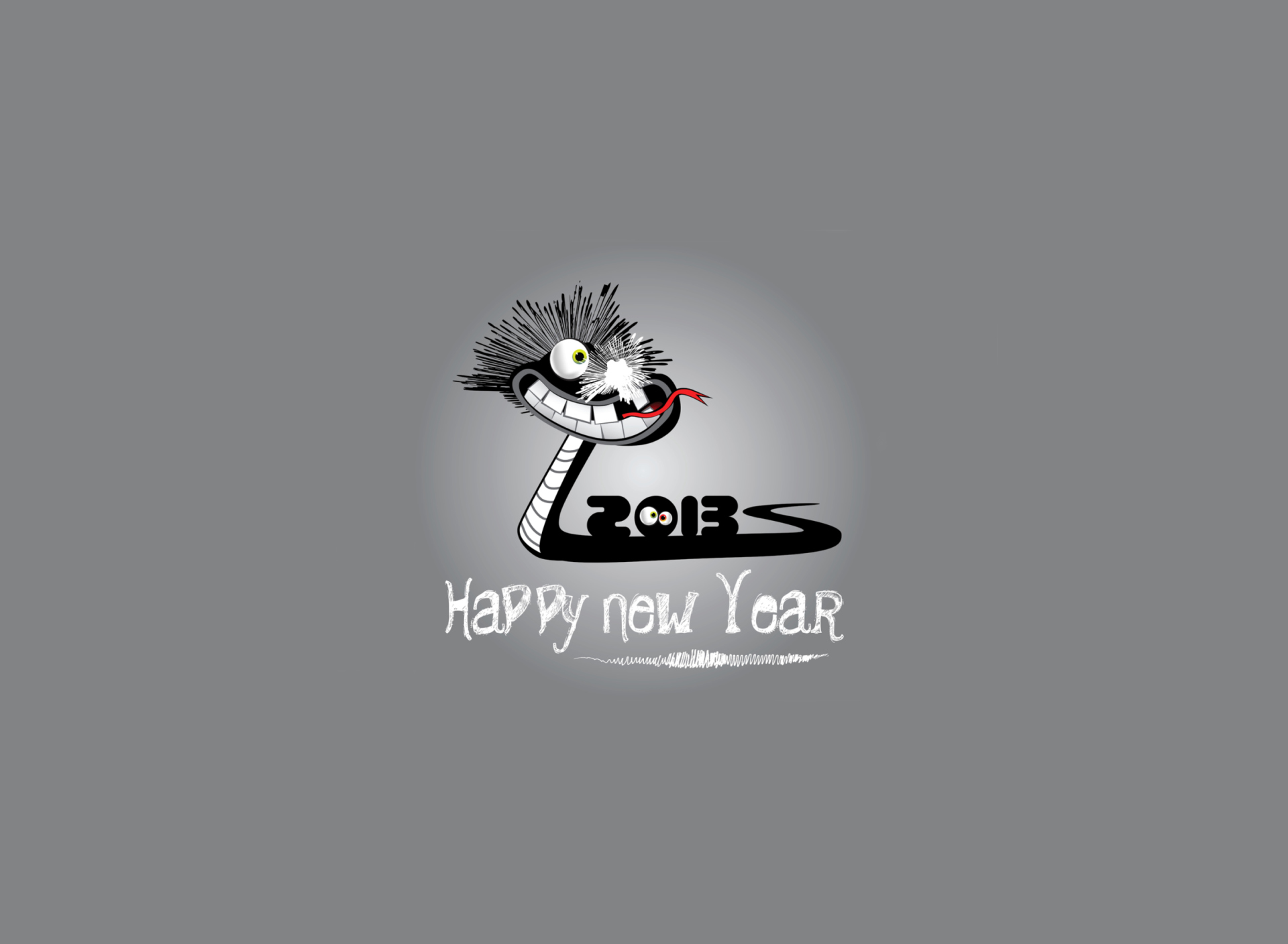 Fondo de pantalla Happy 2013 Snake Year 1920x1408