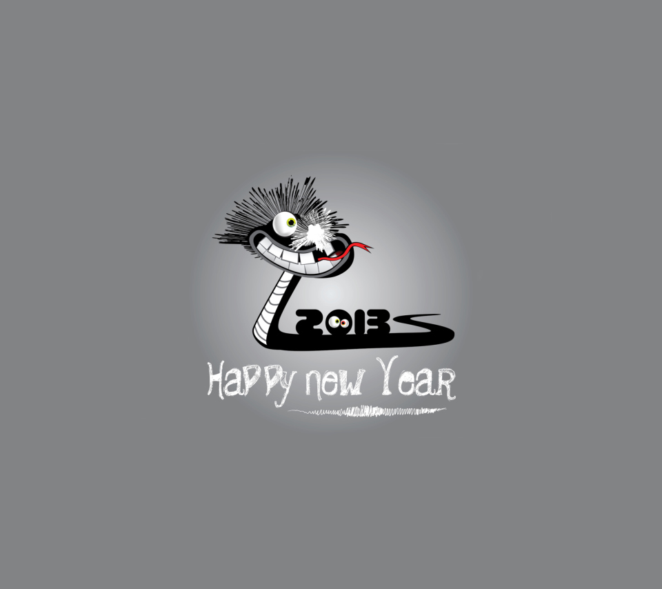 Happy 2013 Snake Year wallpaper 960x854