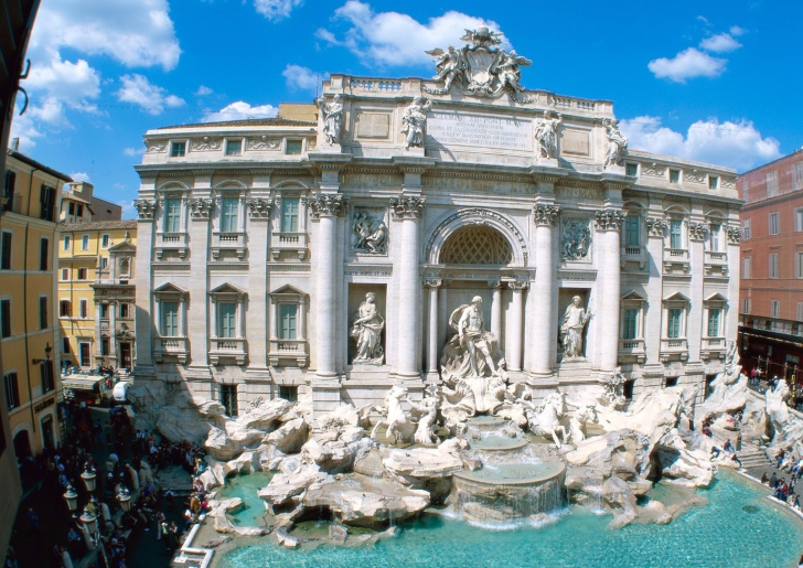 Обои Trevi Fountain - Rome Italy