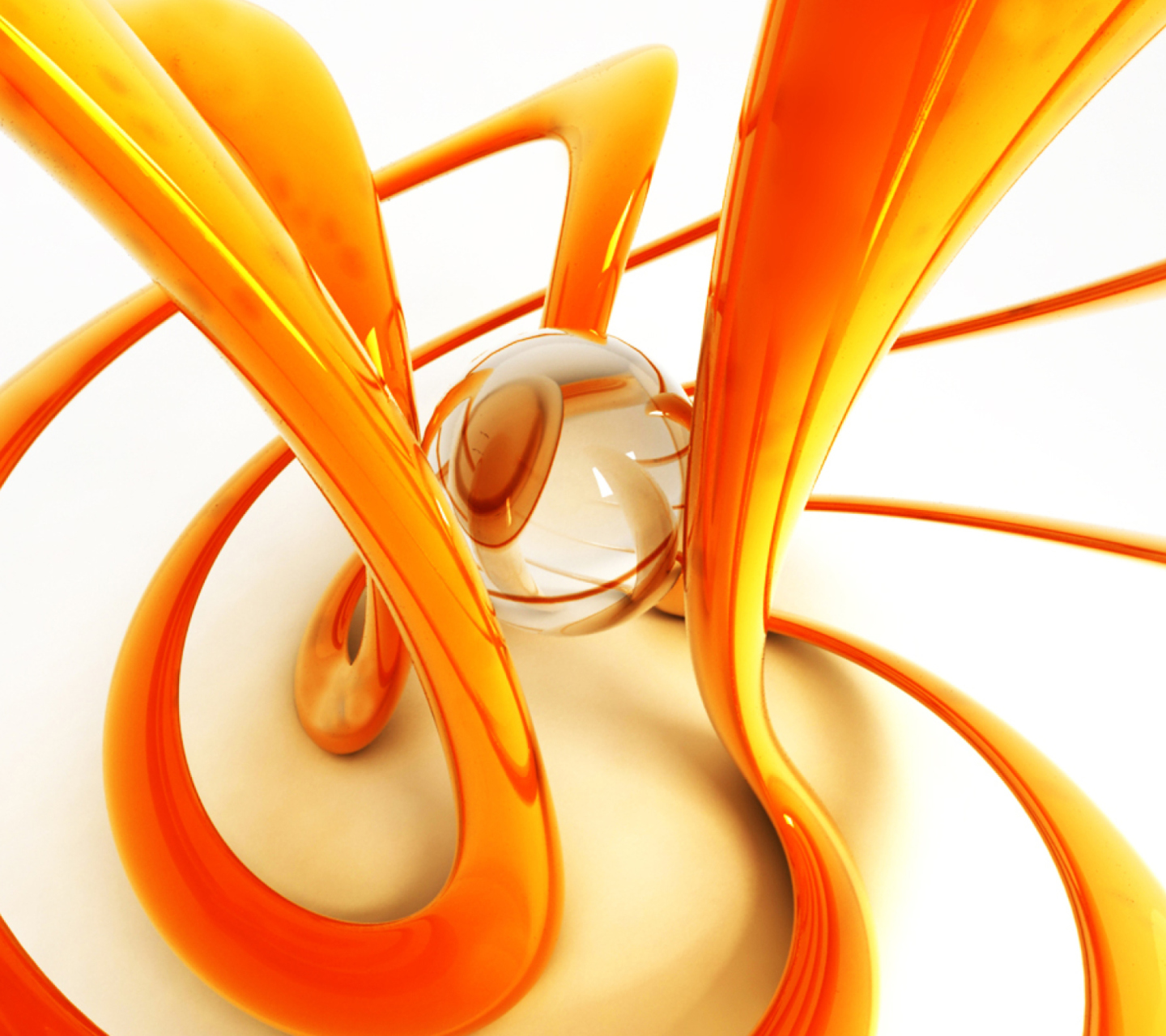 Sfondi Orange Wallpaper 1440x1280