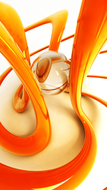 Обои Orange Wallpaper 360x640