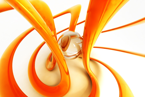 Sfondi Orange Wallpaper 480x320