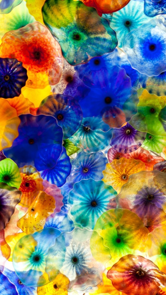 Das Colored Glass Wallpaper 640x1136