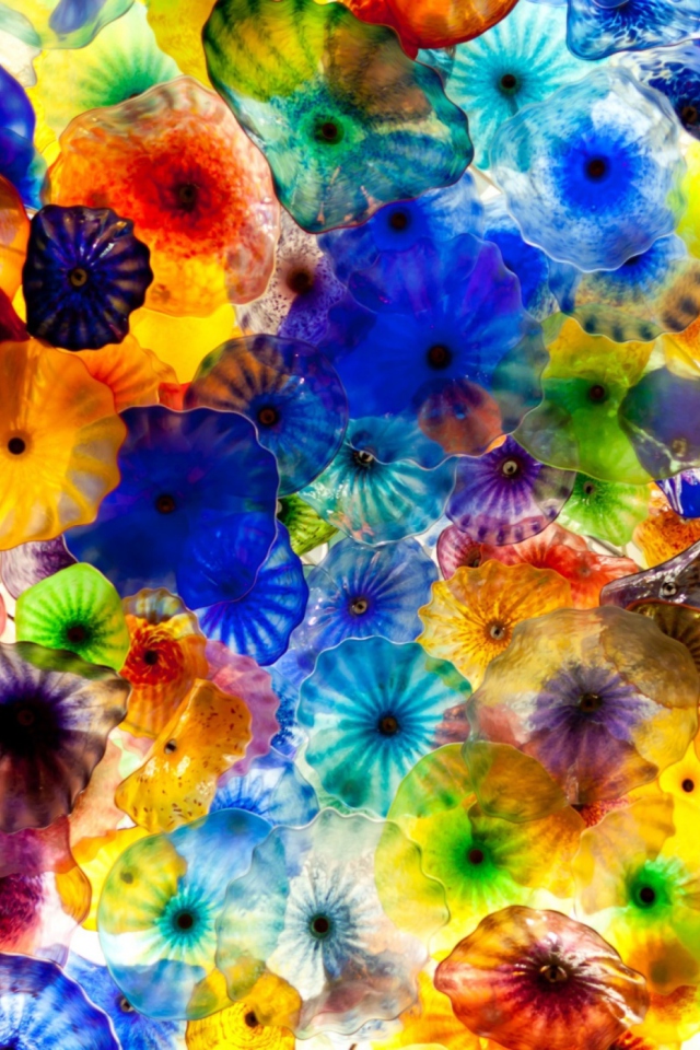 Das Colored Glass Wallpaper 640x960