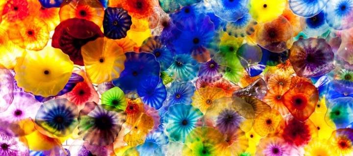 Das Colored Glass Wallpaper 720x320