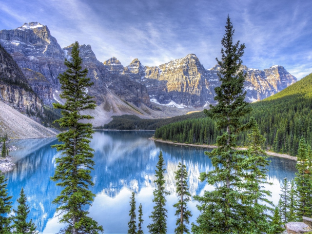 Lake in National Park wallpaper 640x480