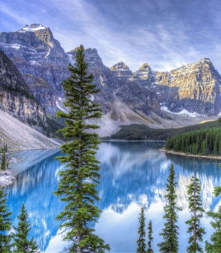 Lake in National Park sfondi gratuiti per iPhone 6 Plus