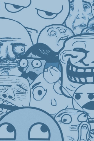 Das Rage Comics Wallpaper 320x480