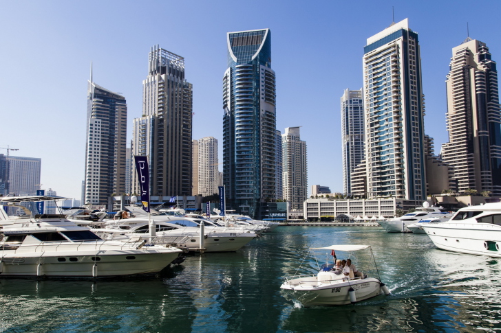 Fondo de pantalla United Arab Emirates, Dubai, Wispy Marina