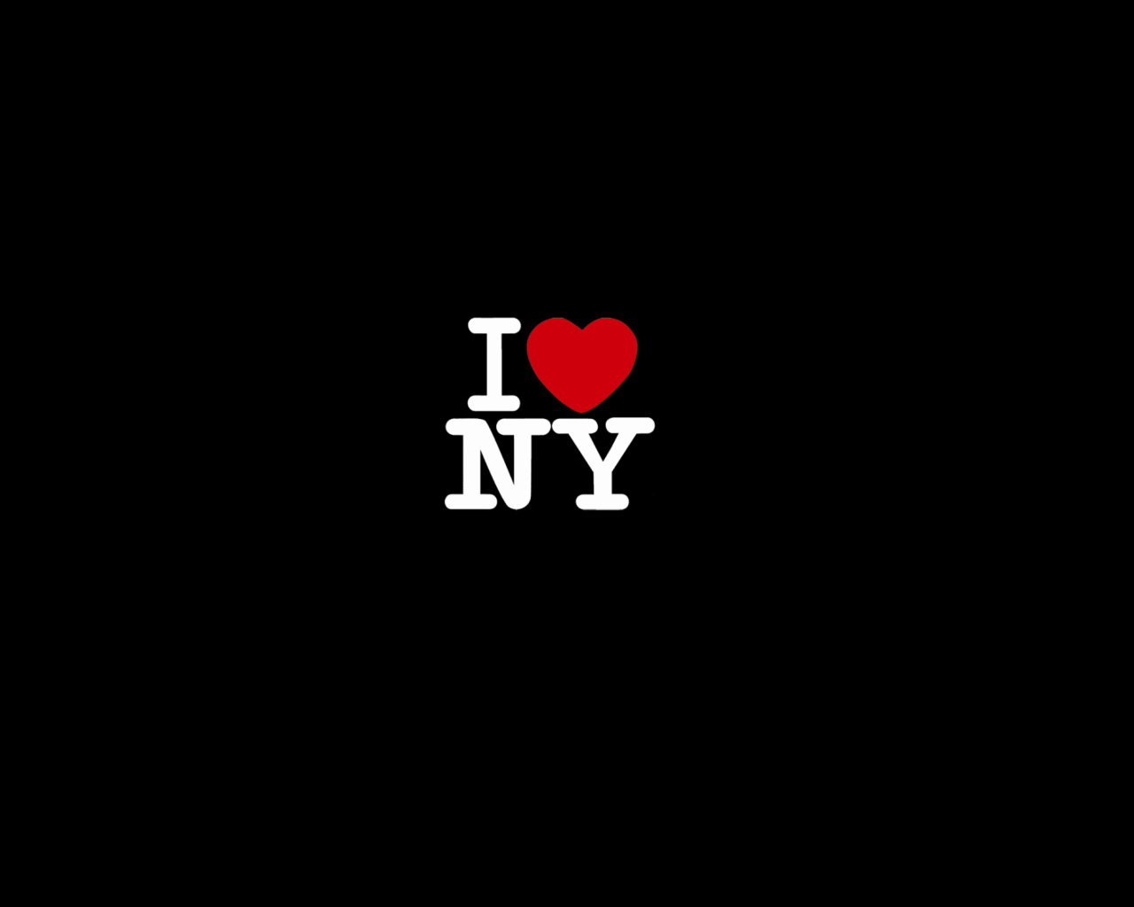 Das I love NY Wallpaper 1280x1024