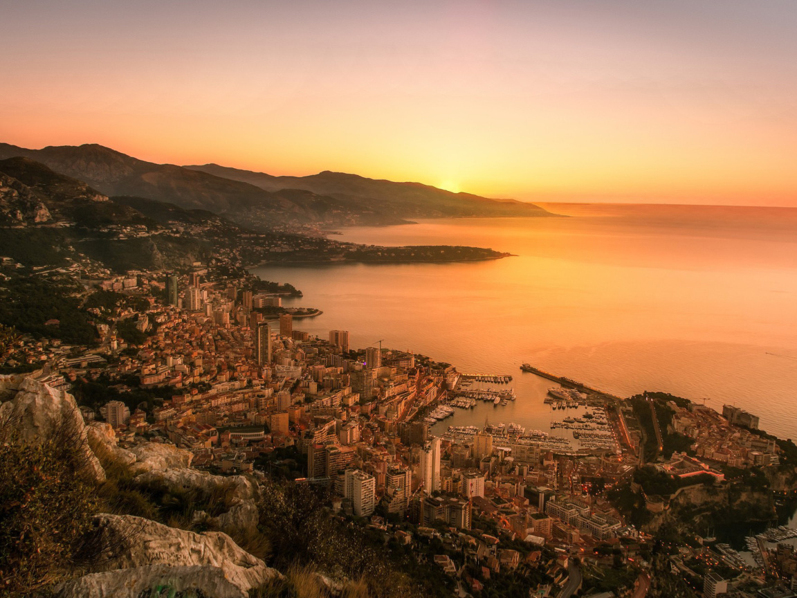 Das Monaco Panoramic Photo Wallpaper 1152x864