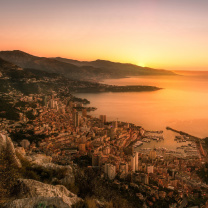 Monaco Panoramic Photo wallpaper 208x208