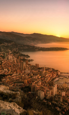 Обои Monaco Panoramic Photo 240x400