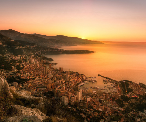 Monaco Panoramic Photo wallpaper 480x400