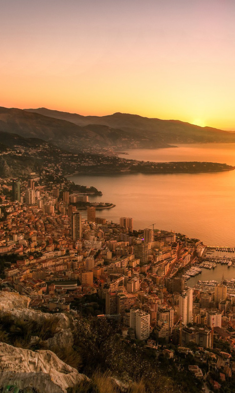 Sfondi Monaco Panoramic Photo 480x800