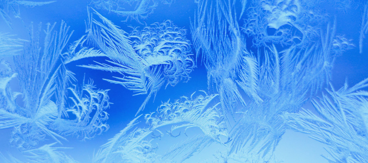 Winter Window Design wallpaper 720x320