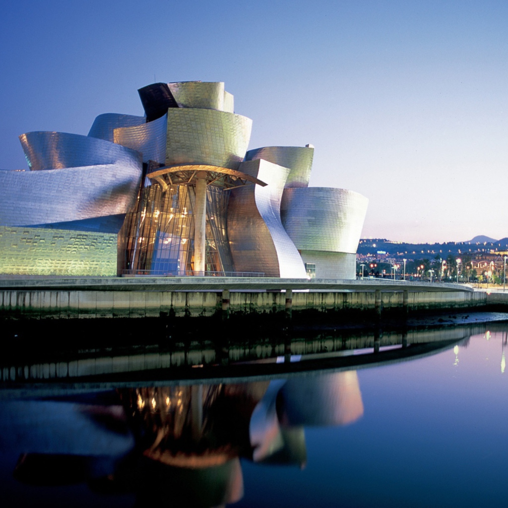 Fondo de pantalla Guggenheim Museum Bilbao Spain 1024x1024