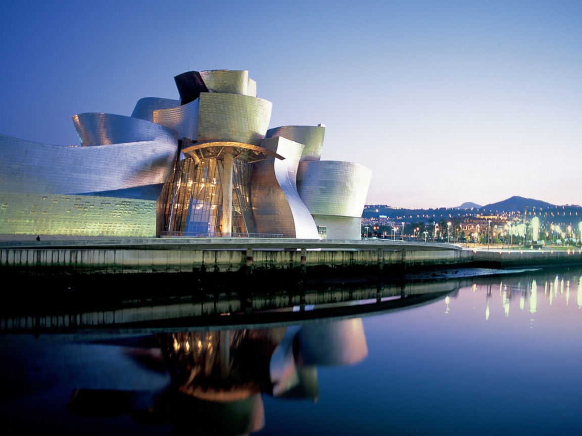 Screenshot №1 pro téma Guggenheim Museum Bilbao Spain 1152x864