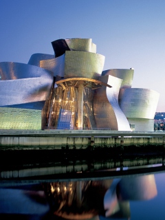 Sfondi Guggenheim Museum Bilbao Spain 240x320