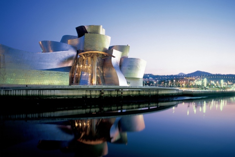 Das Guggenheim Museum Bilbao Spain Wallpaper 480x320