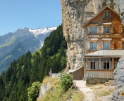 Fondo de pantalla Gasthaus in Schweiz 176x144