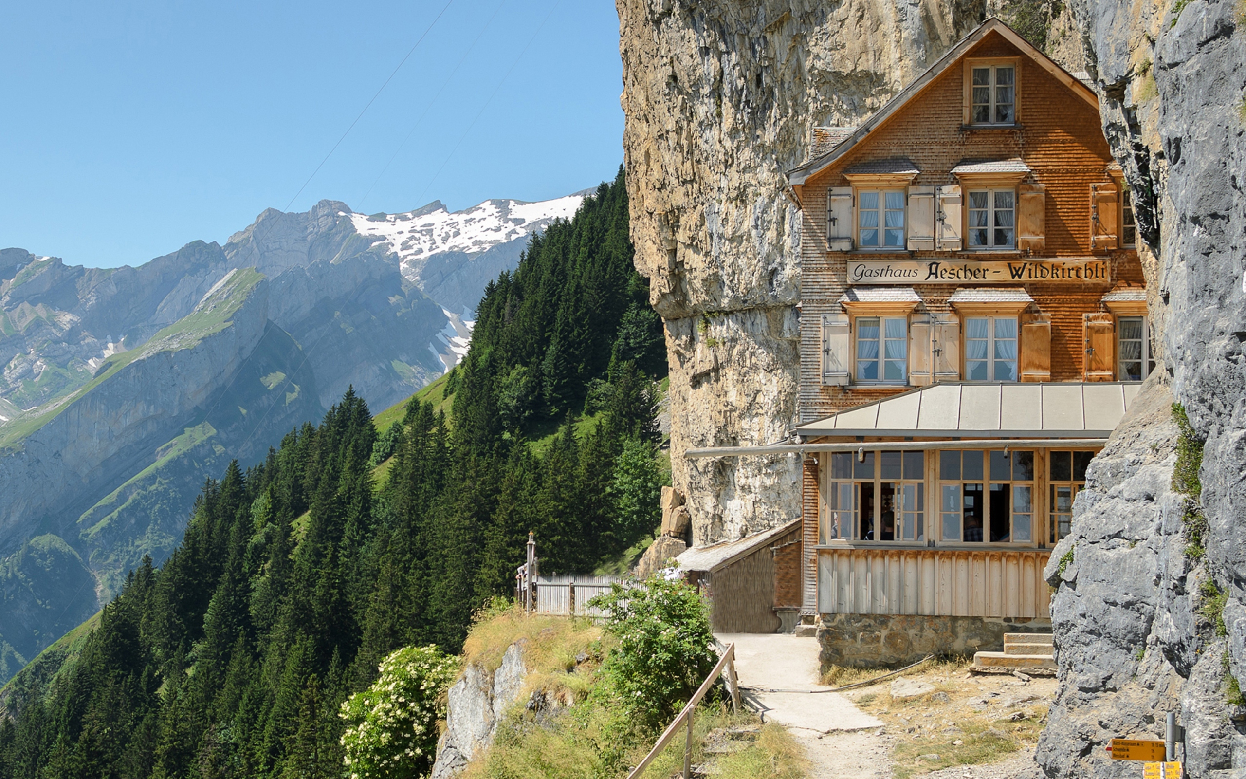 Gasthaus in Schweiz wallpaper 2560x1600