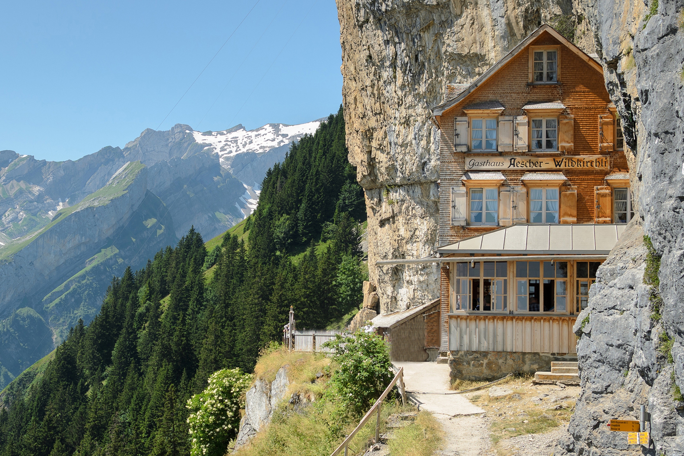 Fondo de pantalla Gasthaus in Schweiz 2880x1920