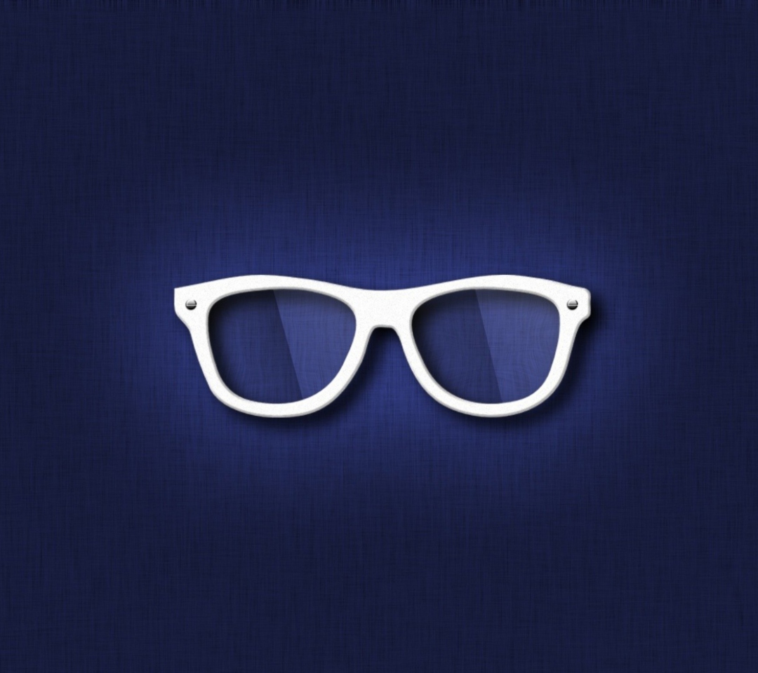 Das Hipster Glasses Illustration Wallpaper 1080x960