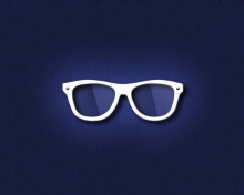 Das Hipster Glasses Illustration Wallpaper 220x176