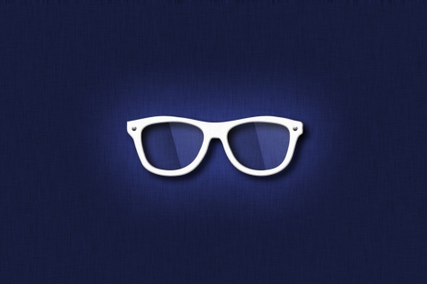 Das Hipster Glasses Illustration Wallpaper 480x320
