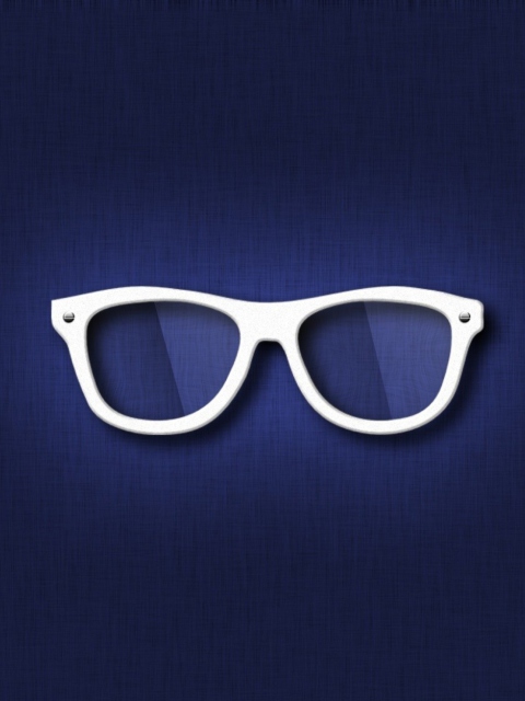 Das Hipster Glasses Illustration Wallpaper 480x640