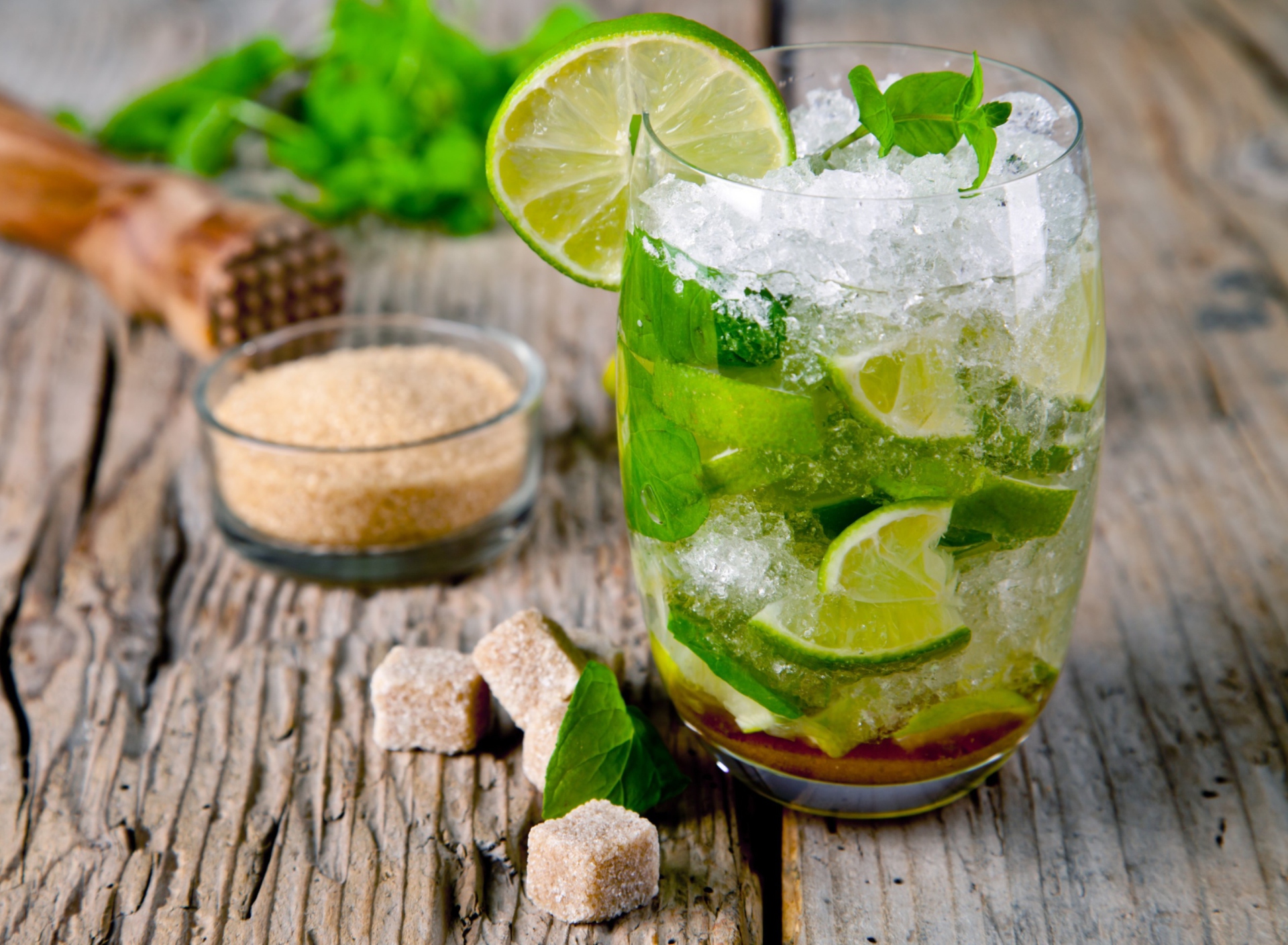 Обои Mojito Caribbean Cocktail 1920x1408