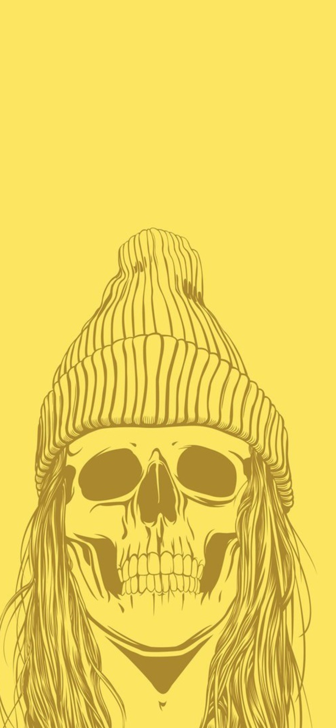 Sfondi Skull In Hat 1170x2532