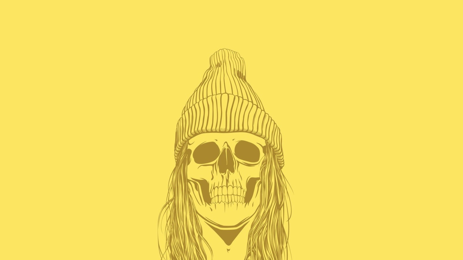 Das Skull In Hat Wallpaper 1600x900