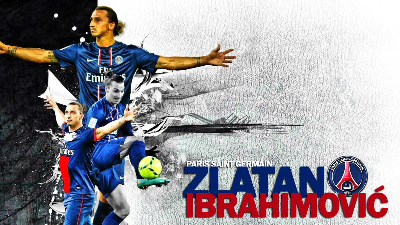 Fondo de pantalla Zlatan Ibrahimovic 1280x720