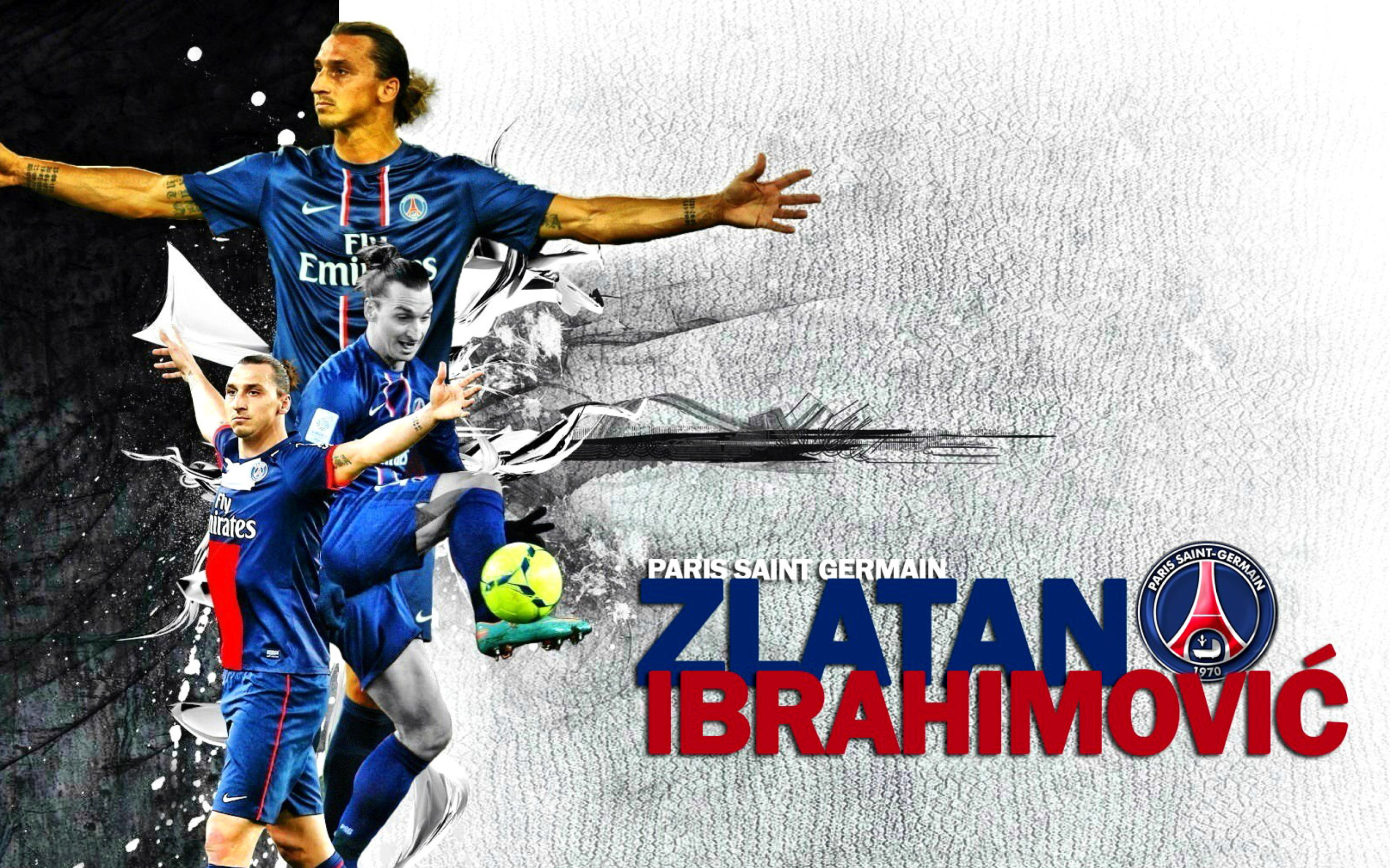 Обои Zlatan Ibrahimovic 2560x1600
