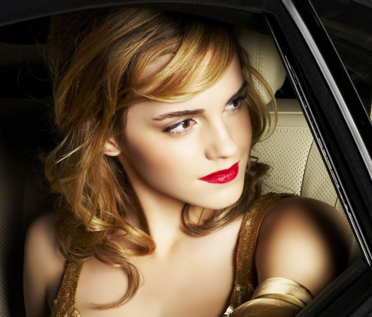 Fondo de pantalla Glamorous Emma Watson 1200x1024