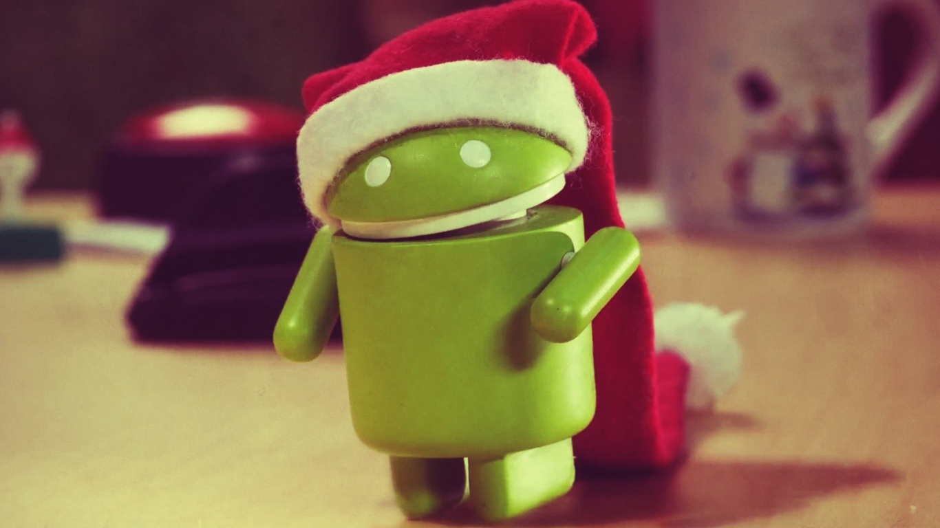Обои Android Christmas 1366x768