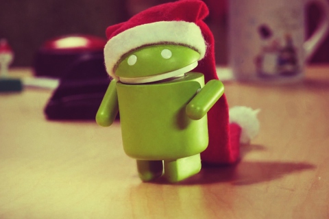 Das Android Christmas Wallpaper 480x320