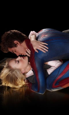 Fondo de pantalla Amazing Spider Man Love Kiss 240x400