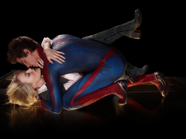 Amazing Spider Man Love Kiss wallpaper 640x480