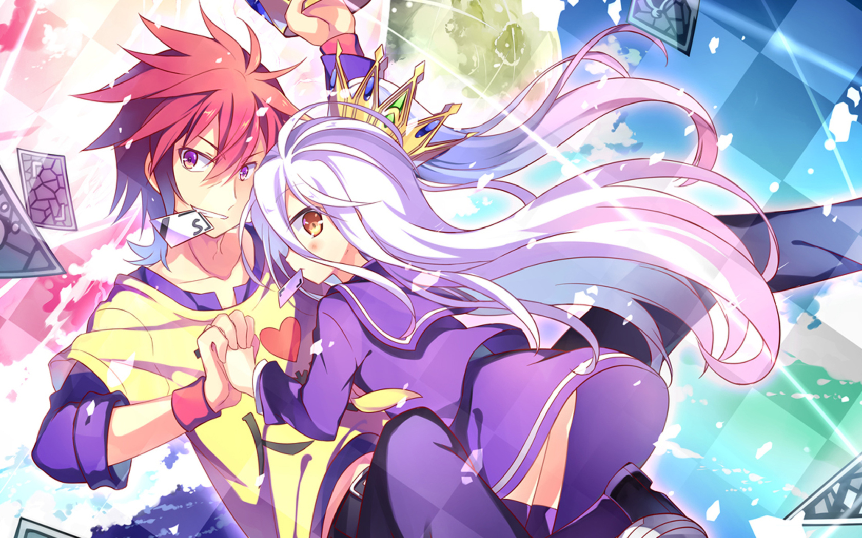 Sfondi Sora and shiro - No Game No Life 1680x1050