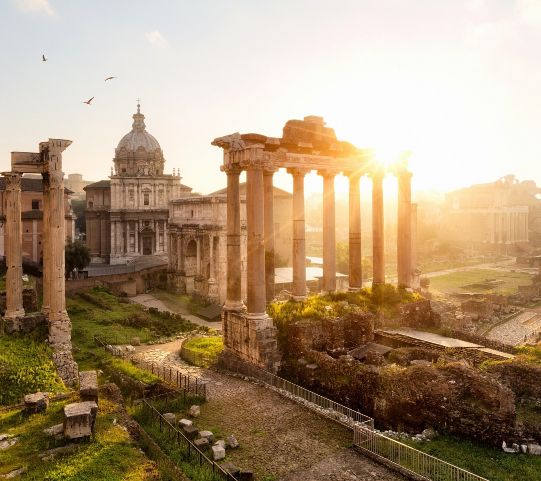 Das Roman Forum in Rome Italy Wallpaper 1080x960