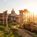 Fondo de pantalla Roman Forum in Rome Italy 128x128