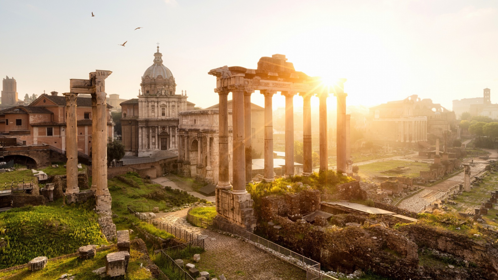 Screenshot №1 pro téma Roman Forum in Rome Italy 1600x900